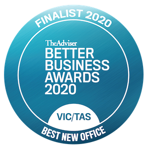 The Adviser Better Business Awards 2020 finalist - Best New Office VIC/TAS